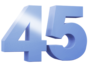 45 лет работы на мировом рынке